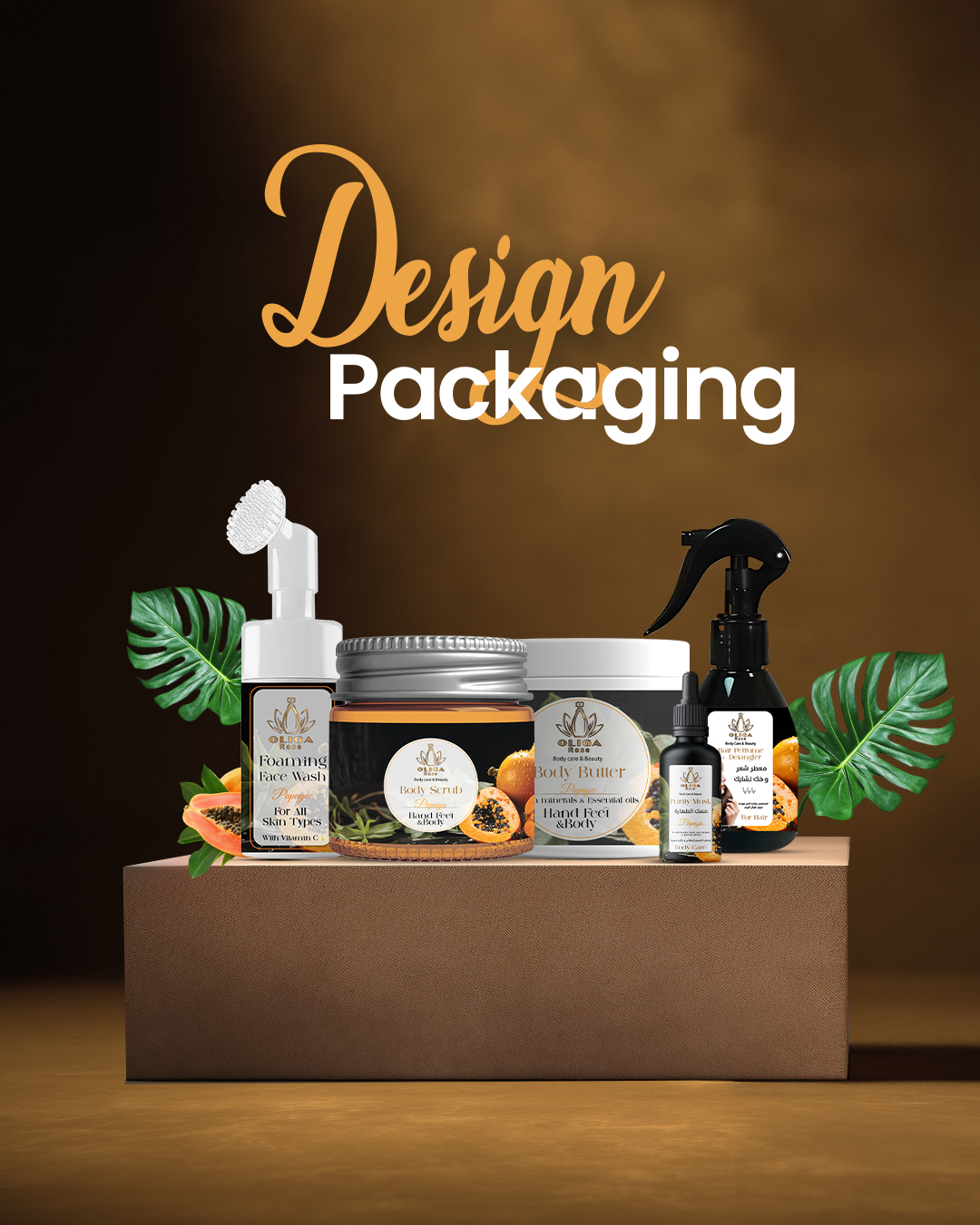 Oliga Rose packaging design showcase by LA STRADA